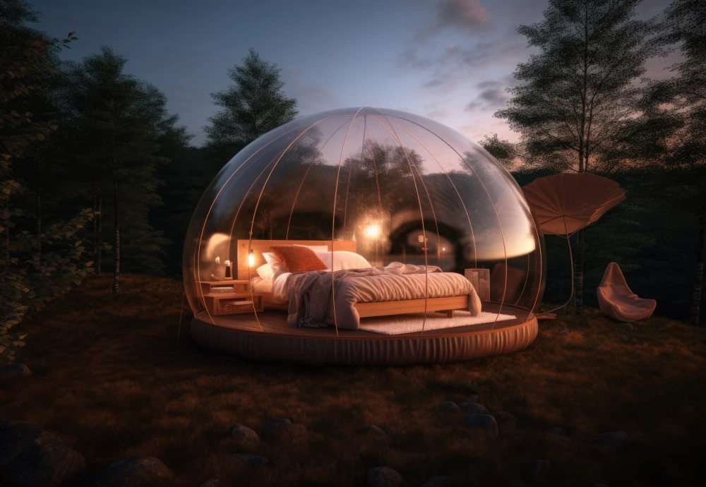 outdoor bubble tents