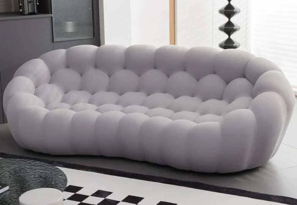 bubble blue sofa