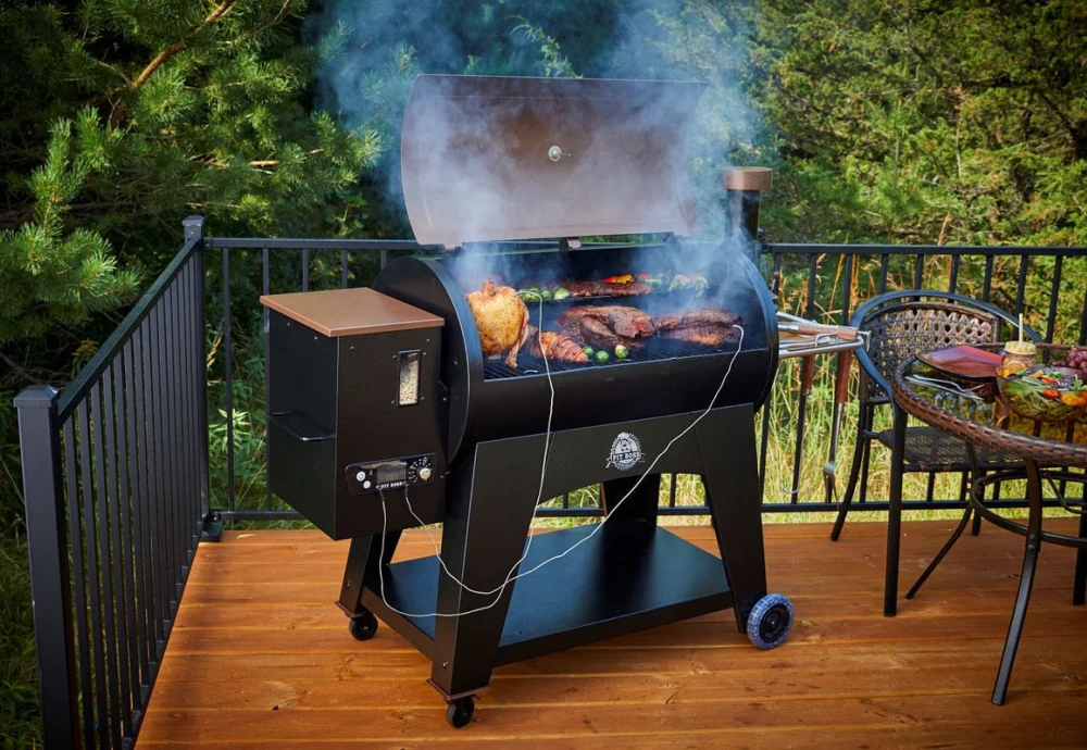 wood pellet grill and smoker combo