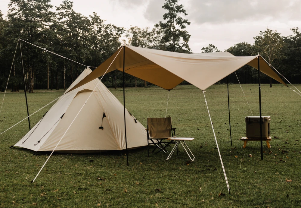 luxe pyramid tent