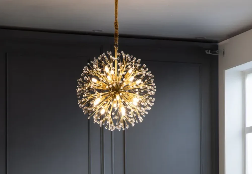 crystal chandelier gold